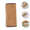 Ciieeo 2pcs Summer Pillow Hollow Bamboo Pillow Sauna Headrest Cooling