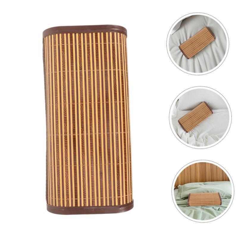 Ciieeo 2pcs Summer Pillow Hollow Bamboo Pillow Sauna Headrest Cooling