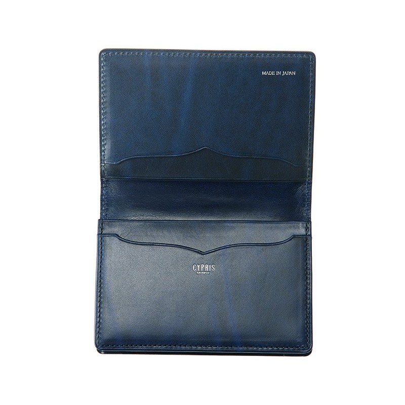 Kipris Business Card Holder (Through Gusset), Bridle Leather & Luga