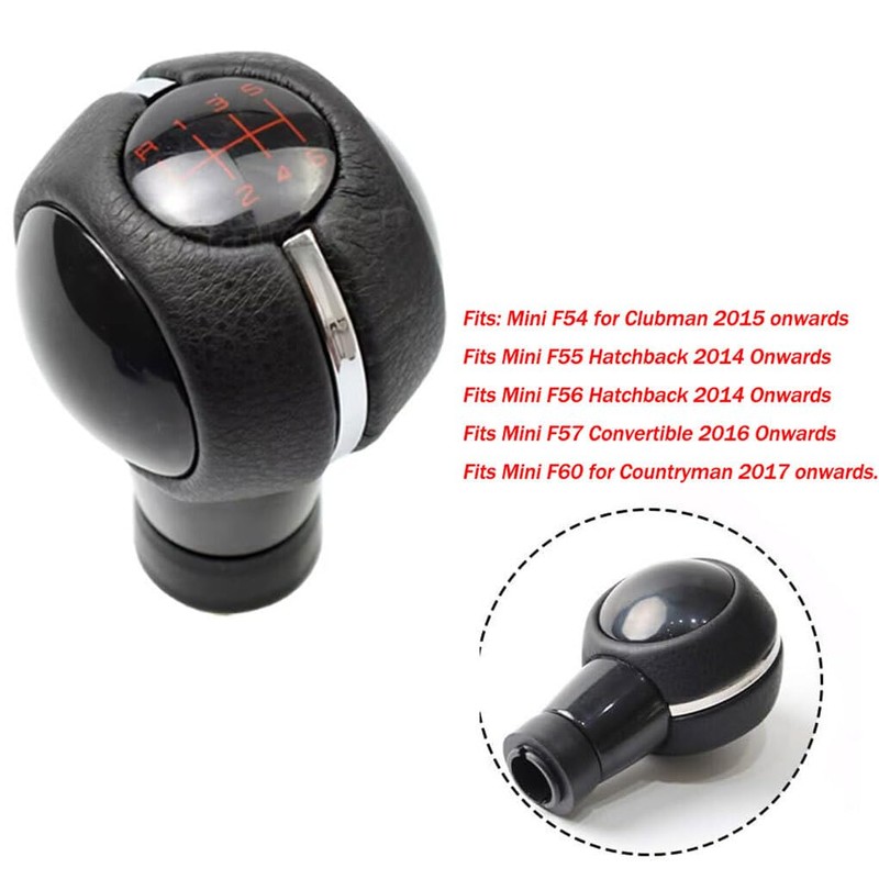6 Speed Gear Shift Knob Shift Knob Compatible with Mini