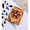 Handmade Suede Magickal Spell Book Journal in Pumpkin Color