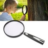 Handheld Magnifying Glass 2X 4X Handheld Reading Magnifier Skid Resistance