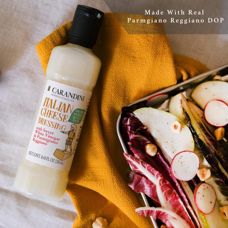 Carandini Italian Cheese Dressing with Sweet White Vinegar & Parmigiano