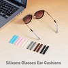 Gdnmapt Silicone Glasses Ear Cushion, Anti Slip Eye Glasses Ear