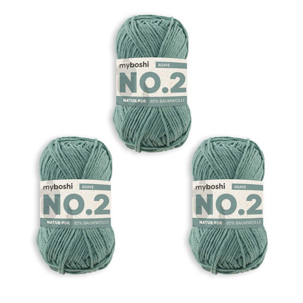 Myboshi Crochet and Knitting Yarn, Model No. 2, with Kapok