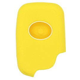 BROVACS Schlüssel Hülle Kompatibel mit Lexus 3 Tasten Smart Fernbedienung - Silikon Schutzhülle Schlüsselhülle Cover in Gelb (CV2411YL)