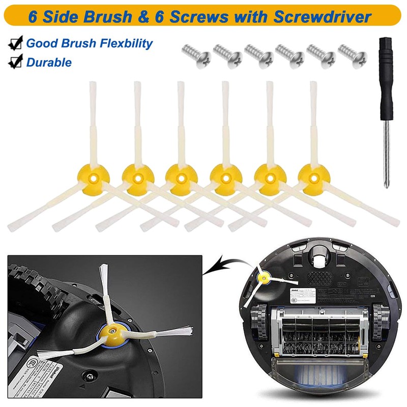 Side Brushes for iRobot Roomba 500 600 700 800 900