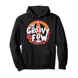 Lava Lamp Retro Aesthetic Psychedelic Groovy Vibes Pullover Hoodie