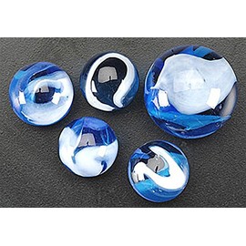 Mega Marbles Blue Jay Marble Set