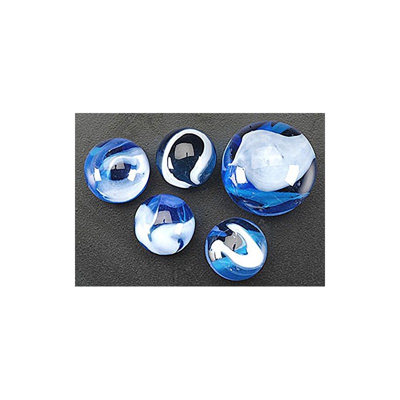Mega Marbles Blue Jay Marble Set