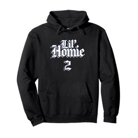 LIL HOMIE 2 Funny Twin Matching Outfits Identical Twin Pullover Hoodie