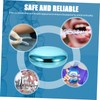 minkissy Portable Dental Orthodontic Retainer Case Small Compact Material Storage