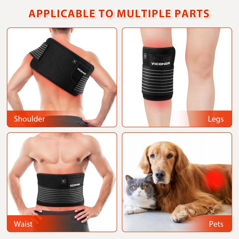 Red Light Therapy Belt for Body Comfort - APP-Controlled Wearable