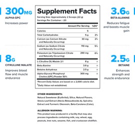 LEGION Pulse Pre Workout Supplement - All Natural Nitric Oxide Preworkout Drink to Boost Energy, Creatine Free, Naturally Sweetened, Beta Alanine, Citrulline, Alpha GPC (Caffeine Free Green Apple)