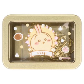 Sunstar Stationery S3625176 Chiikawa Clip, Case Included, Bunny,