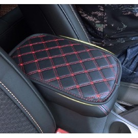 Auto Center Console Pad, Waterproof Console Cushion Seat Box Cover, Car Armrest Seat Box Cover Protector, Suitable for Car Interior Protection Accessories for Cars (Black, 19 * 29CM)