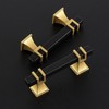 HOME EDIT 25 Pack 2-1/2inch Black & Gold Cabinet Handles