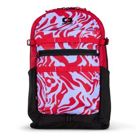 OGIO Alpha Lite Backpack, Red Melting Geos, 20 Liter