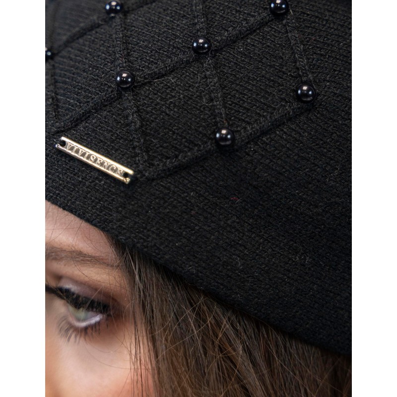 VIVISENCE Women's Winter Hat Headgear Warm Thick Patterned 7002, Made