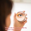 Shatterproof Stainless Steel Ultra Slim Folding Portable Mirror Makeup Unbreakable