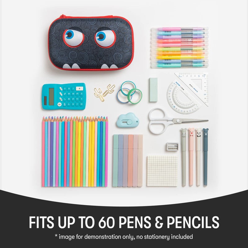 ZIPIT Wildlings Pencil Box for Kids | Pencil Case for