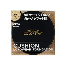 Revlon Colorstay Cushion Longwear Foundation 004 Buff (Color Image: Light Skin Color, SPF50 PA+++), 0.5 oz (14 g) (x 1)