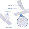Nurkul 2 Inch x 30 Feet White Self Adhesive Hook
