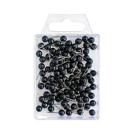 Wedo 56100 Marking Pins (Round Head Pins, Pin Length 16 mm, Diameter 6 mm), 100 Pieces