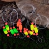 Alwonder 5-Pack Pompano Rigs Surf Fishing Rigs with Snell Floats