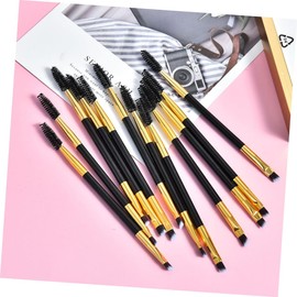 Beaupretty Cepillos de Doble Punta para Cejas y Pestañas - 12 piezas Dorado T1N5CI9UJLV25CF38B6201JDC