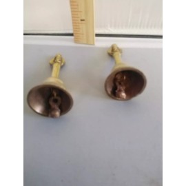 100 % Brass Vaastu Fengshui Ghanti for daily Puja Vastu Ghanti Aarti [set of 2]