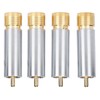 4PCS Preffair/R1722 Audio Connector Gold Plated Self Locking Solderless RCA