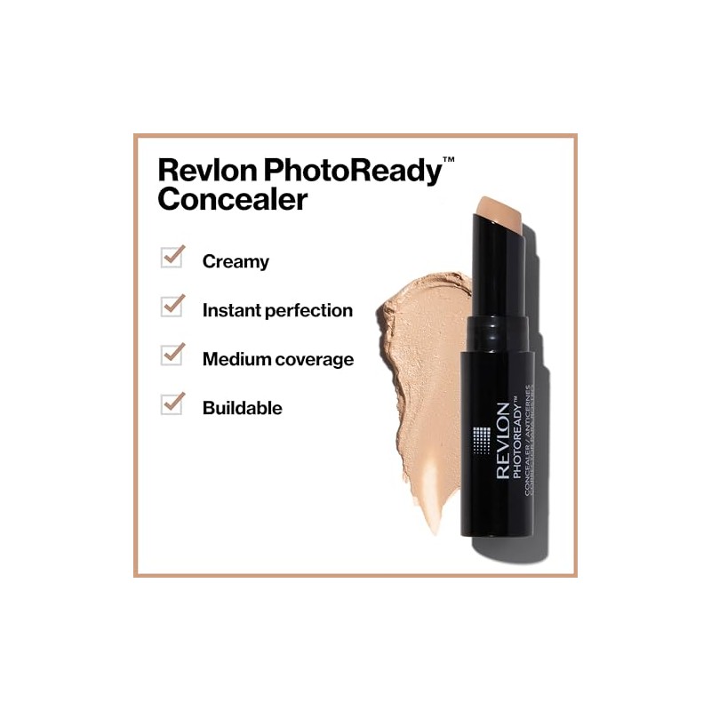 Revlon Photoready Concealer, Medium Deep, 3.2 g.