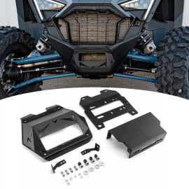 WSAYS UTV Hidden Winch Mounting Plate For 2022-2024 Polaris RZR Turbo R/Pro R