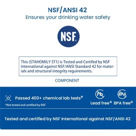 STAHOMILY W10295370A water filter replacement for Whirlpool EDR1RXD1, Everydrop Filter 1, W10295370, WHR1RXD1, KAD1RXD1, P4RFWB, P8RFWB2L, Compatible with Kenmore 46-9930, 46-9081，Pack of 3