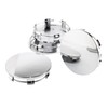 DewFlew 4Pcs Wheel Center Caps for 2005-2013 GMC Wheel Rim,
