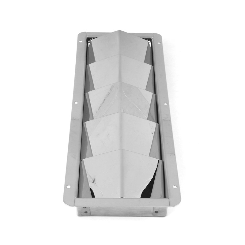 Marine Vent Grille Square Stainless Steel 5 Slot Grid Cover