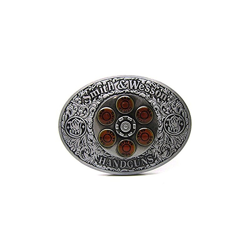 LKMY Men's Belt Buckle with Turntable, Oval Rotating Pearl Circle