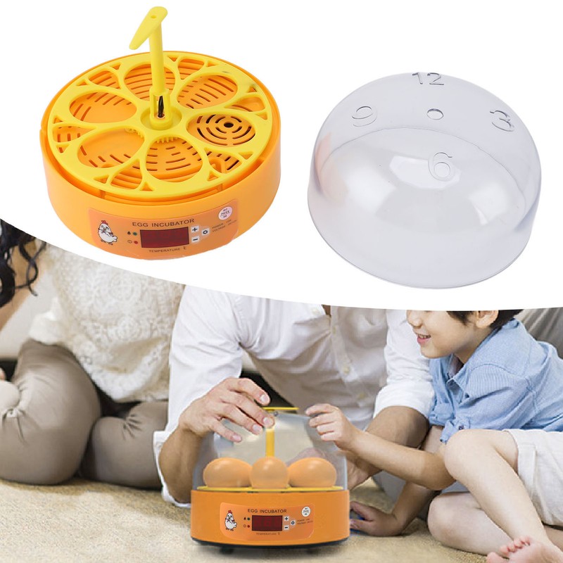Egg Incubator 6 Eggs Smart Egg Hatchery Temperature Control Manual