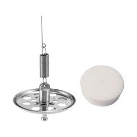 TopHomer Stainless Steel Reusable Coffee Filters Basket 3.15in, Sturdy Permanent Coffee Filter fit for Coffee Makers,with 100pcs Mesh Screens