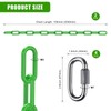 2Pcs 100" Swing Chain with Carabiners 1000 LBs Capacity Heavy