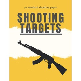shooting targets: standard target sheets for shooting, for training Guns, snipers, Rifle, Pistol, Airsoft, BB Gun, Pellet Gun, Air Rifle, aim, also could be as logbook for gun lovers