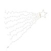 Lights4fun Christmas Outdoor 160 Dual Colour LED Shooting Star Hanging
