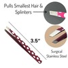 Polka Dot Tweezers Surgical Grade Stainless Steel - Slant Tip