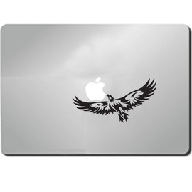 LA DECAL Tribal Eagle nice art for car SUV Truck laptop mac decal sticker 6" Black