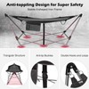 GYMAX Hammock with Stand Included, Camping Hammock with Carrying Bag