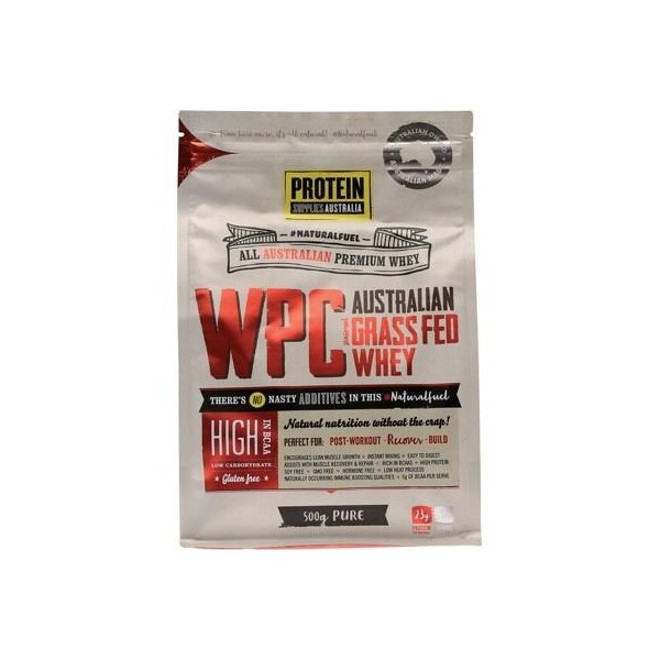 PROTEIN SUPPLIES AUST. WPC (Whey Protein Concentrate) Pure 500g