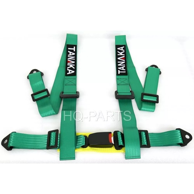 TANAKA 1 TANAKA UNIVERSAL GREEN 4 POINT BUCKLE RACING SEAT