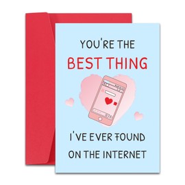 Valentines Day Gifts for Her Him, Boyfriend Cards from Girlfriend, Couple Romantic Gifts, Anniversary Cards, Husband Christmas Cards, Wife Stocking Stuffers, Birthday Wedding Gifts for Men Women