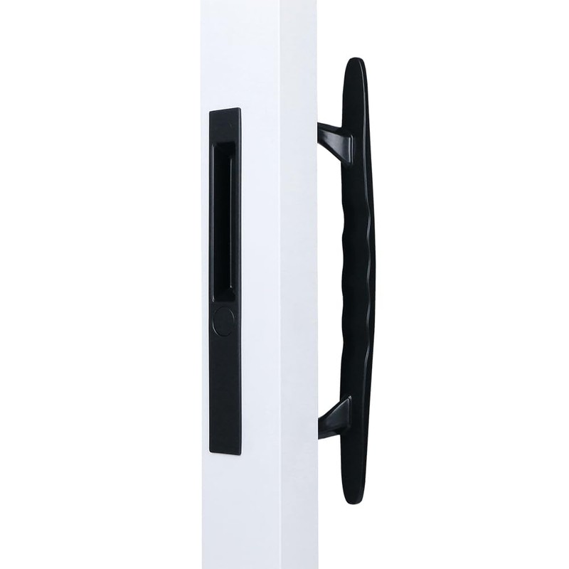 Flush Mount Non-Keyed Sliding Glass Patio Door Lock Handle Set